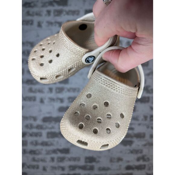 Crocs | baby glittery slip on shoes - Picture 3 of 5